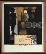 Ray Johnson. Untitled: f.x. Profumo c 1953-59, c 1980. 51.25 x 38.75. Estate of Ray Johnson.