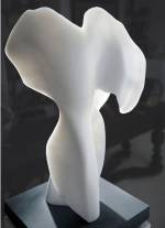 Helaine Blumenfeld. Harmonia, 2016. Marble, 70 cm (h). Photograph: Henryk Hetflaisz.