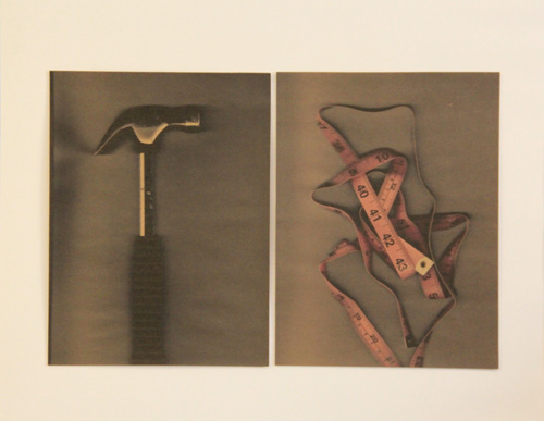 Silvia Giambrone. Vertigo, 2015. Scanned objects printed on wrapping paper, unique, 27 x 20 cm (each). Copyright the artist. Courtesy Richard Saltoun Gallery.