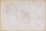Sandro Botticelli. Beatrice explains to Dante the order of the cosmos (Divine Comedy, Paradiso II), c1481-1495. Pen and brown ink over metal pen on parchment, 32.4 x 47.4 cm. © Staatliche Museen zu Berlin, Kupferstichkabinett/Philipp Allard.