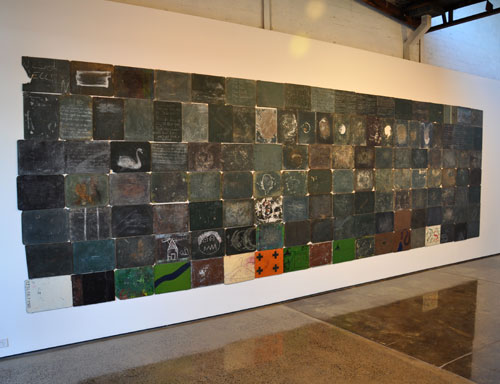 Godwin Bradbeer. Tabula Rasa. Mixed media - installation view.