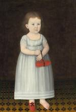 John Brewster Jr. (1766-1854). <em>One Shoe Off</em>. Possibly painted in Connecticut; 1807. Oil on canvas 34 7/8 x 24 7/8 in. Collection of Fenimore Art Museum, Cooperstown, New York. Gift of Stephen C. Clark. Photo credit: David Stansbury.