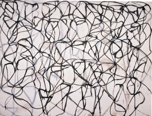 Brice Marden. <em>Cold Mountain 6 (Bridge),</em> 1989-91; San Francisco Museum of Modern Art; Purchased through a gift of Phyllis Wattis; © 2006 Brice Marden/Artists Rights Society (ARS), New York.