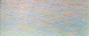 Bridget Riley. To a Summer's Day, 1980. Acrylic on canvas, 115.5 x 281 cm. Tate. Purchased 1982 © 2003 Bridget Riley.