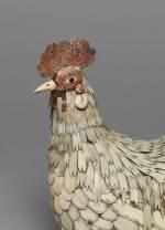 Artist unknown. Bone cockerel (detail). Vivacity Culture and Leisure – Peterborough Museum.