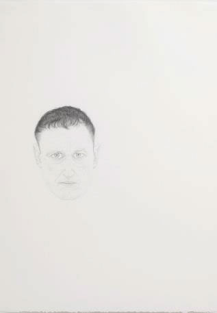 Michael Landy. Landy Family. Michael, Self Portrait, 2007. Pencil on paper, 70 x 50 cm. Collection of the artist.