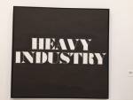 Edward Ruscha. Heavy Industry, 1962. Oil and pencil on canvas. Photograph: Jill Spalding.