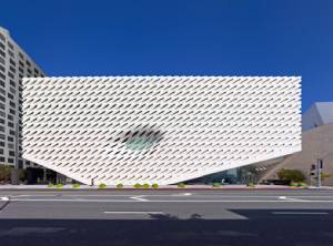 The Broad museum on Grand Avenue in downtown Los Angeles. Photograph: Benny Chan, courtesy of The Broad and DIller Scofidio + Renfro.