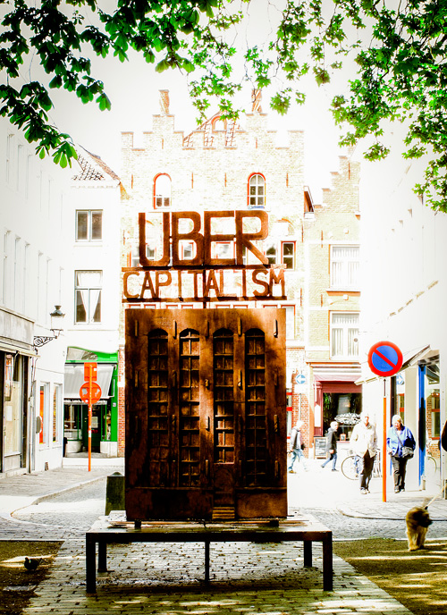 Rainer Ganahl. Uber Capitalism. © Peter De Bruyne.