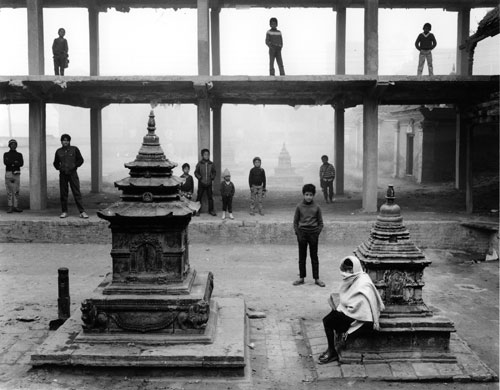 Kevin Bubriski<em>. Ee Bahal, Patan</em>, 1987. Gelatin silver print, 18 x 22 in. © Collection of Kevin Bubriski