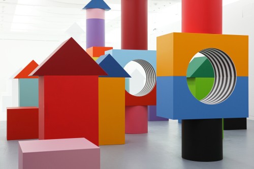 Daniel Buren. Comme Un Jeu d’Enfant / Like Child’s Play, Work In Situ. Installation view (4), MAMCS, Strasbourg, June 2014. © Daniel Buren - ADAGP Paris. Photograph: Phoebé Meyer.