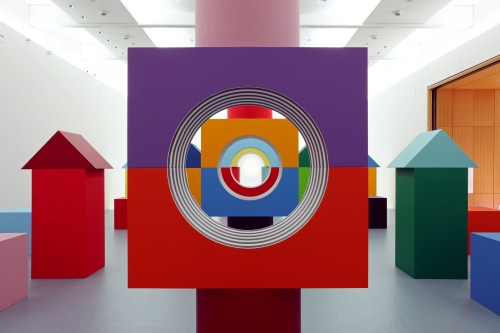 Daniel Buren. Comme Un Jeu d’Enfant / Like Child’s Play, Work In Situ. Installation view (5), MAMCS, Strasbourg, June 2014. © Daniel Buren - ADAGP Paris. Photograph: Phoebé Meyer.