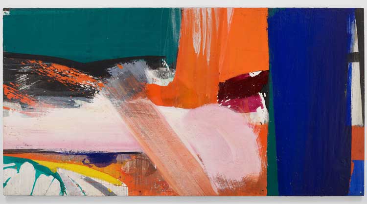 Ed Clark, Locomotion, 1963. © The Estate of Ed Clark. Courtesy the Estate and Hauser & Wirth. Photo: Thomas Barratt.