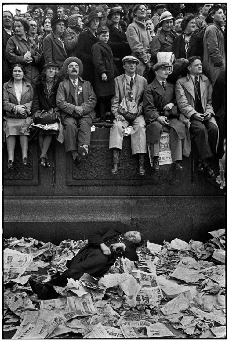 Henri Cartier-Bresson. Coronation of King George VI, London, Great Britain, 12 May 1937. © 2024 Fondation Henri Cartier- Bresson / Magnum Photos.