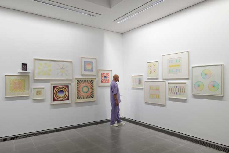 Judy Chicago: Revelations, 2024. Installation view, Serpentine North. © Judy Chicago/Artists Rights Society (ARS), New York. Photo: Jo Underhill. Courtesy Judy Chicago and Serpentine.