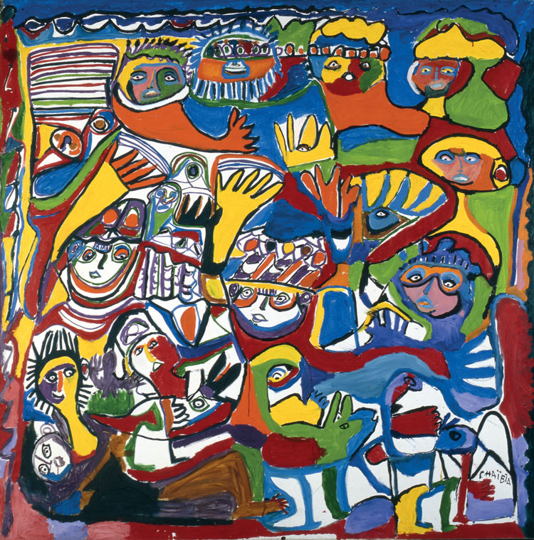 Chaïbia Tallal, La Cérémonie du Mariage, 1983. Private collection.