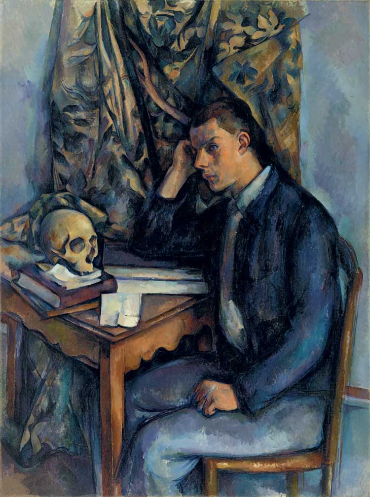 Paul Cézanne. Boy with a Skull, c1896-98. Barnes Foundation, Philadelphia.