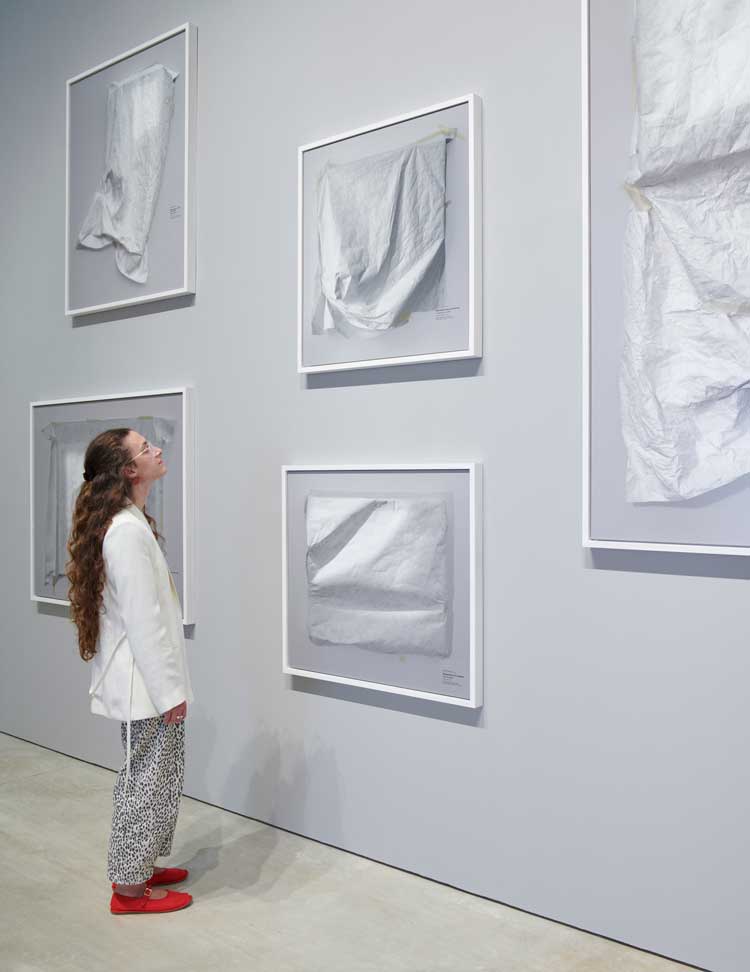 Sophie Calle, Picassos in Lockdown (detail), 2022. Installation view of Sophie Calle: Something Missing?, 2026. Courtesy Turner Contemporary. Photo: Jo Underhill © Turner Contemporary.