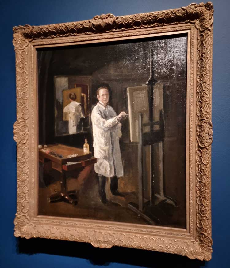 Sir Winston Churchill, Sir John Lavery, 1915. Installation view, Wallace Collection, London, 2026. Photo: Juliet Rix.