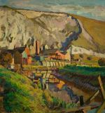 Duncan Grant, Lewes Landscape, 1933-34. © 2026 Estate of Duncan Grant. All rights reserved, DACS. Reproduced courtesy of Leicester Museums and Galleries.