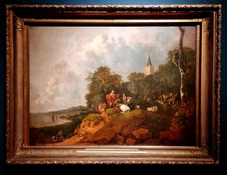 Thomas Gainsborough, View near the Coast, c1750-1755. Oil on canvas. Colchester and Ipswich Museums Service: Ipswich Borough Council Collection.