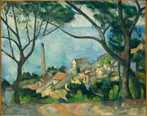 Paul Cezanne, The Sea at L’Estaque, 1878-79. Oil on canvas, 72.8 x 92.8 cm. Musée national Picasso-Paris, donation Picasso, 1978. Collection personnelle Pablo
Picasso. © RMN - Grand Palais - Mathieu Rabeau.