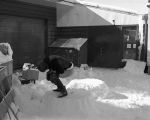 The making of Piss Flowers: urine casting in Banff National Park, Canada, 1991. © Estate of Helen Chadwick. Photo: Monte Greenshields. Courtesy of Banff Art Centre, Canada. courtesy of Banff Art Centre, Canada.
