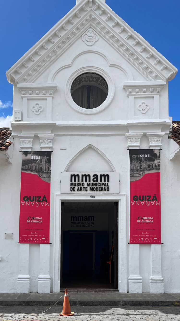 Museo Municipal de Arte Moderno. Venue of the XVI Bienal de Cuenca. Photo: Courtesy of Fundación Municipal Bienal de Cuenca.