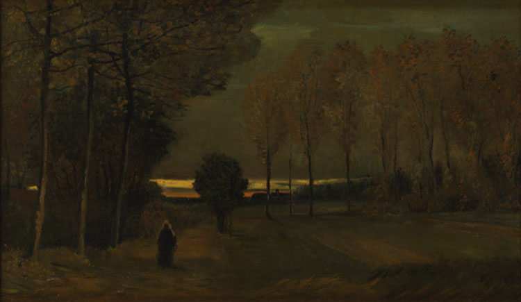 Van Gogh. Evening, 1885. Oil on canvas. Centraal Museum Utrecht. Photo: Adriaan van Dam.