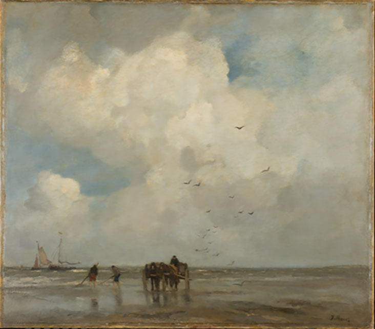 Jacob Maris. Shellfishing, 1885. Oil on canvas. Rijksmuseum, Amsterdam, Mr and Mrs Drucker-Fraser Bequest, Montreux.