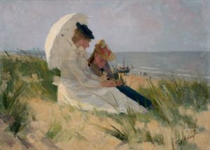 Ferdinand Hart Nibbrig. On the Dunes in Zandvoort, 1891-92. Oil on canvas, Singer Laren, Schenkung P. J. Hart Nibbrig 1981.