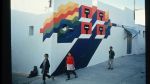 View of Asilah Cultural Festival, mural by Mohammed Chabâa, 1978, Asilah. Photo: M. Melehi. © M. Melehi archives/estate.