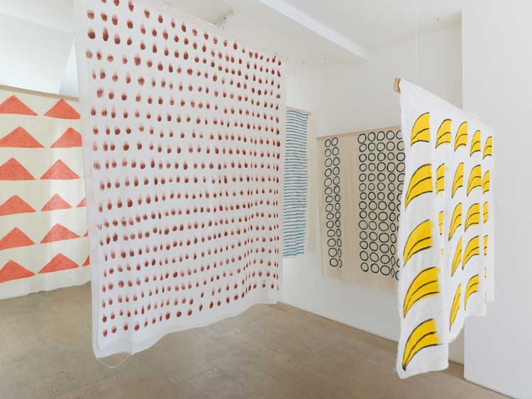 Adelaide Cioni: Ab Ovo/On Patterns. Installation view, Mimosa House, London, 2023. Photo: Lewis Ronald.