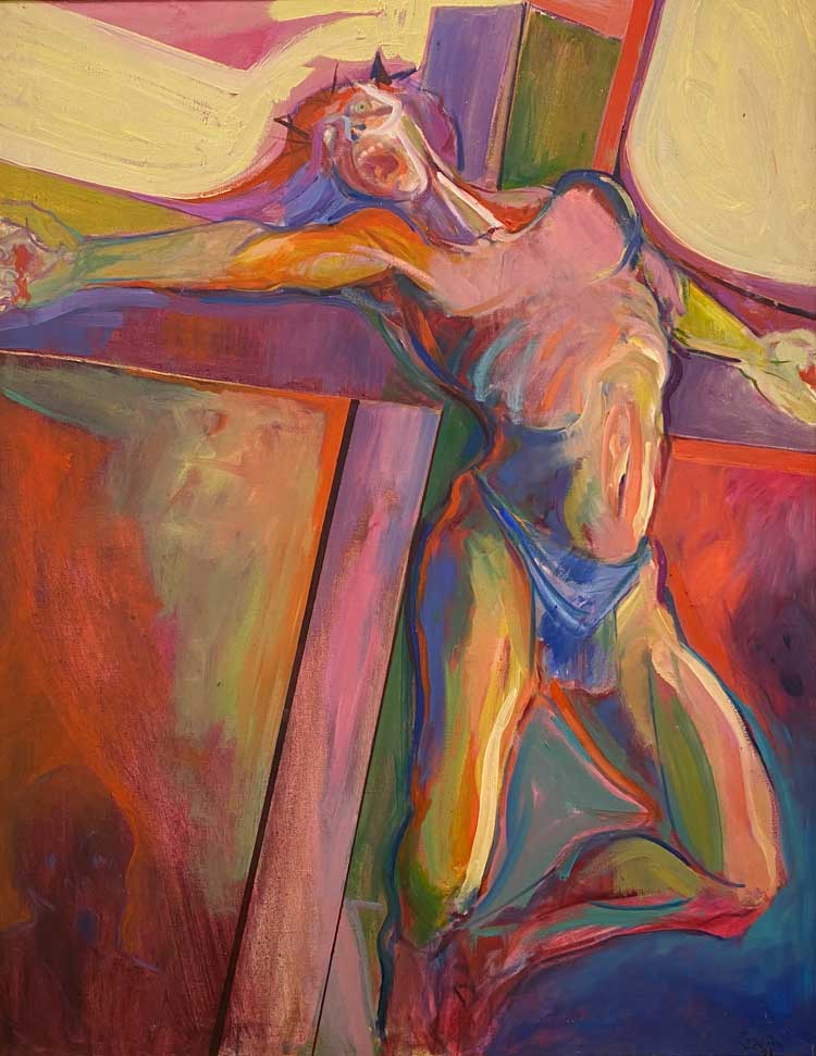 John Lyons, Eloi! Eloi! (Lama Sabachtini), 1979. Oil on canvas. Courtesy the artist.