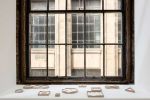 Céline Condorelli, More Permanent than Snow, 2019, polyurethane, sand. Installation view, Céline Condorelli: After Work, Talbot Rice Gallery, University of Edinburgh. Courtesy the artist and Talbot Rice Gallery. Photo: Sally Jubb.