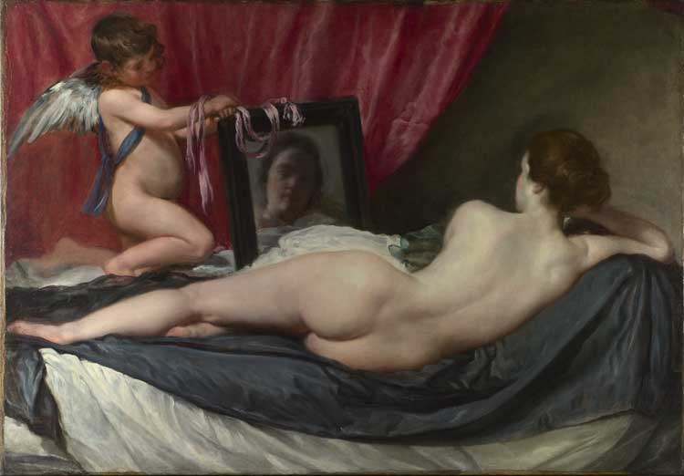 Diego Velázquez. The Toilet of Venus (The Rokeby Venus), 1647-51. © The National Gallery, London.