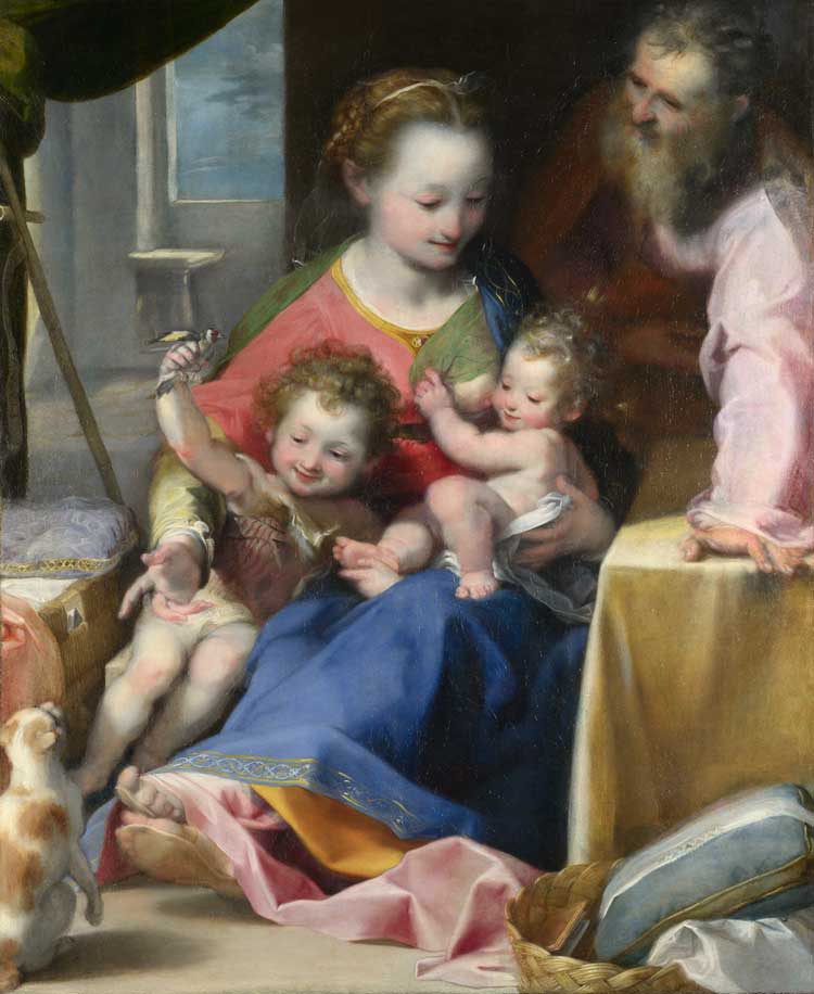 Federico Barocci (about 1533–1612). The Madonna of the Cat (‘La Madonna del Gatto’), probably about 1575. © The National Gallery, London.