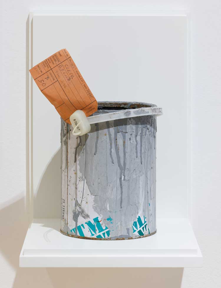 Grey Organisation. Pot of Paint, 1985. Mixed media, 9 x 7 in (23 x 18 cm).