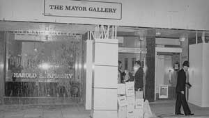 Cork Street Attack, The Mayor Gallery, London, 1985. Photo: Andrew Catlin.