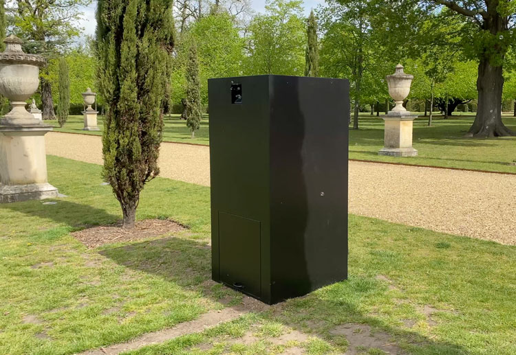 Mark Wallinger, British Summer Time, 2021, part of Bring Into Being, Chiswick House and Gardens, London, 2021. Photo: Martin Kennedy.