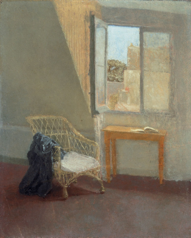 Gwen John (1876-1939). A Corner of the Artist’s Room in Paris, 1907-1909. Oil on canvas. National Museum Wales, National Museum Cardiff. Photo: Amgueddfa Cymru – National Museum Wales.