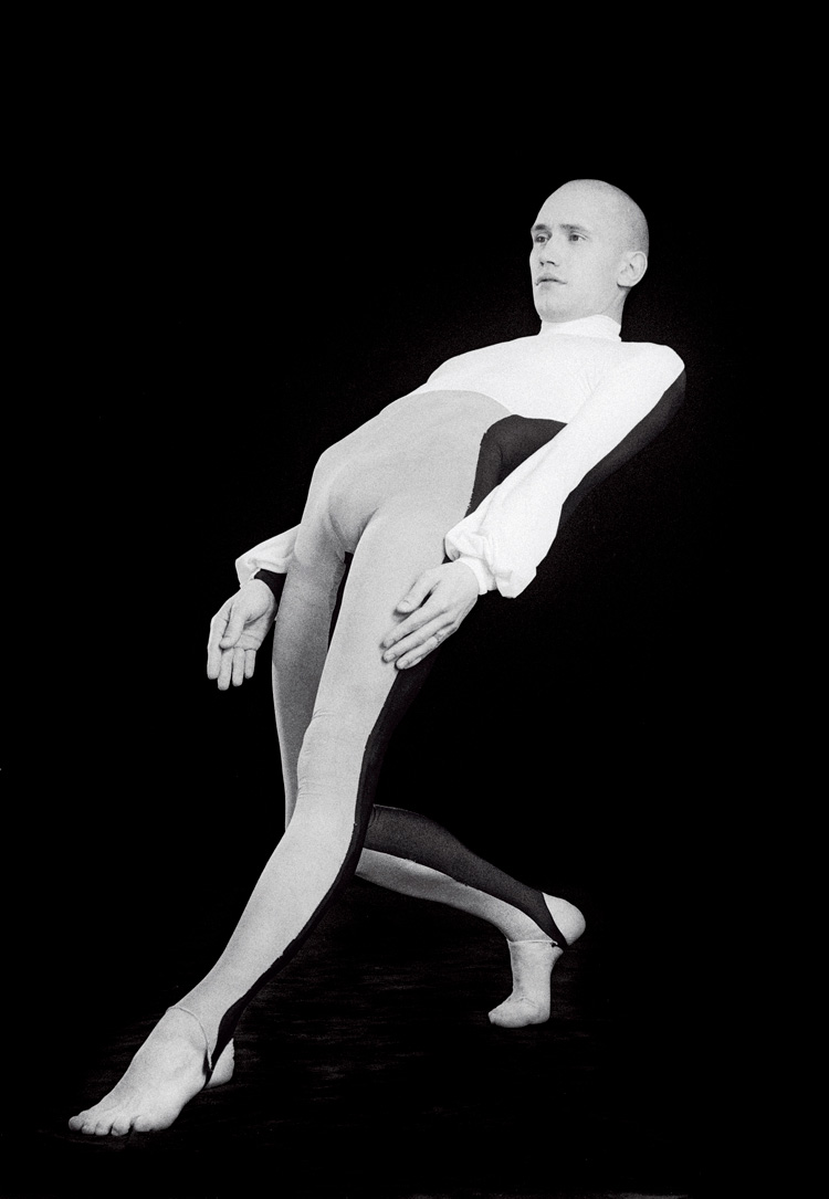 Michael Clark in a publicity photograph for Mmm…, 1992.
© Hugo Glendinning.