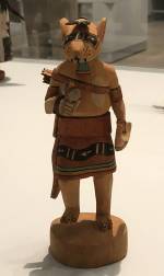 Preston Ami. Kachina Doll (Mouse), circa 1990. Cottonwood root, pigment. Hopi Pueblo, Arizona, United States. Photo: Antonio Rivera.