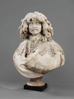 Gian Lorenzo Bernini, Thomas Baker (1606–1657/58), Rome, 1637-38. Carrara marble, (h)81.6 cm (including pedestal) London, Victoria and Albert Museum.