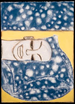 Francesco Clemente, Musica da camera IV, 1994. Pastel on paper, 26 3/8 x 19 in (67 x 48.3 cm). Collection of the artist, New York. Courtesy of Francesco Clemente Studio. Photo: Tom Powel Imaging.