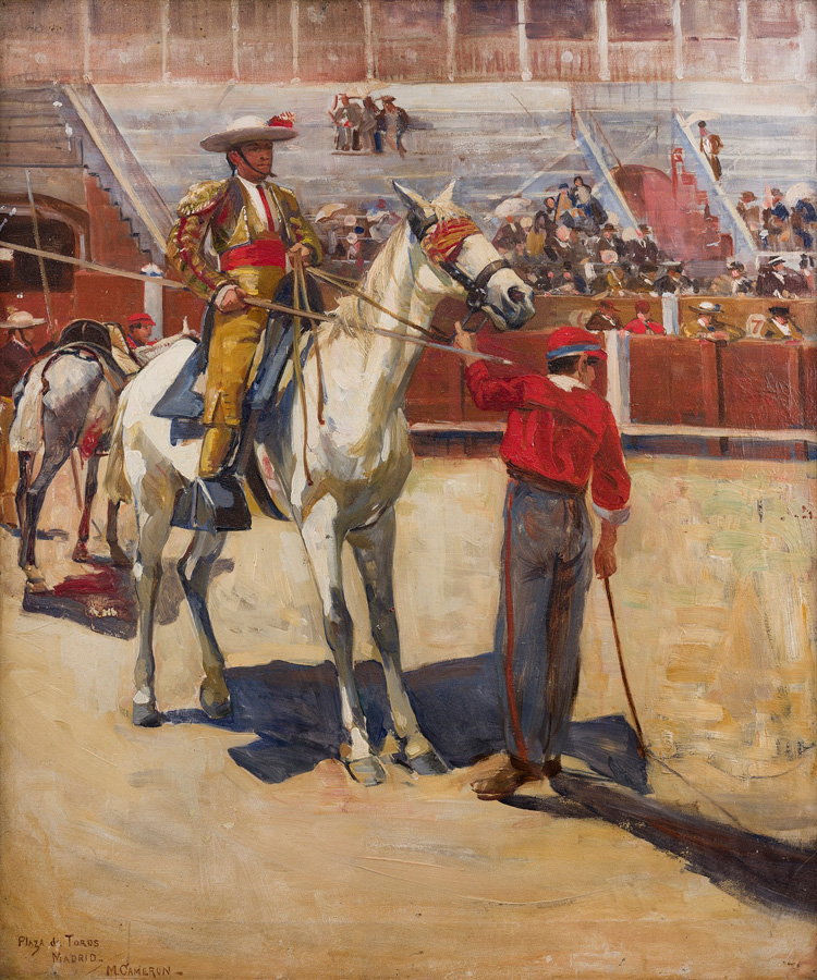 Mary Cameron. Plaza de Toros, Madrid, before 1908. Sally Cameron Collection. Photo: Eion Johnston.