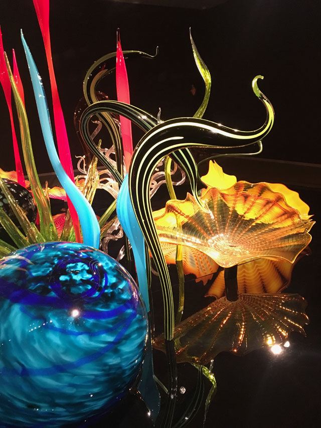 Dale Chihuly. Mille Fiori, 2018  (detail), installation view, Groninger Museum. Photo: Veronica Simpson.