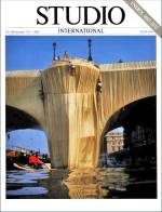 Christo and Jeanne-Claude. The Pont Neuf Wrapped, Paris, 1985. Cover of Studio International, Vol 198 Number 1011, 1985.