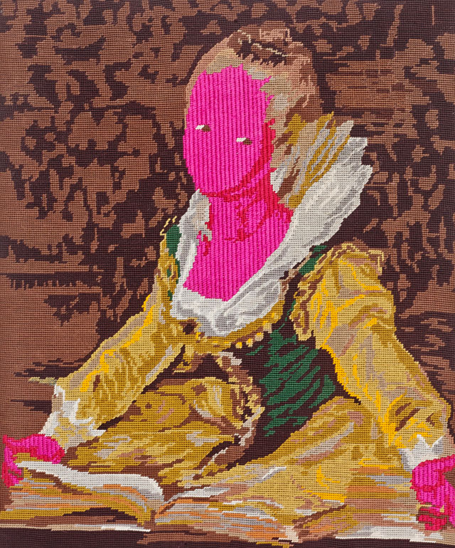 Matt Smith. Pink, 2017. Wool. © Matt Smith, courtesy Matt Smith.