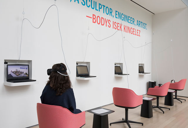 Installation view of Bodys Isek Kingelez: City Dreams, The Museum of Modern Art, New York, May 26, 2018–January 1, 2019. © 2018 The Museum of Modern Art. Photograph: Denis Doorly.